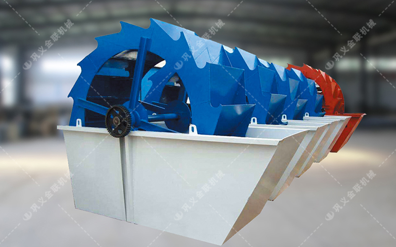 輪斗式洗砂機(jī)-輪斗洗沙機(jī)價格-小型輪式洗砂機(jī)圖紙圖片-視頻-原理參數(shù)