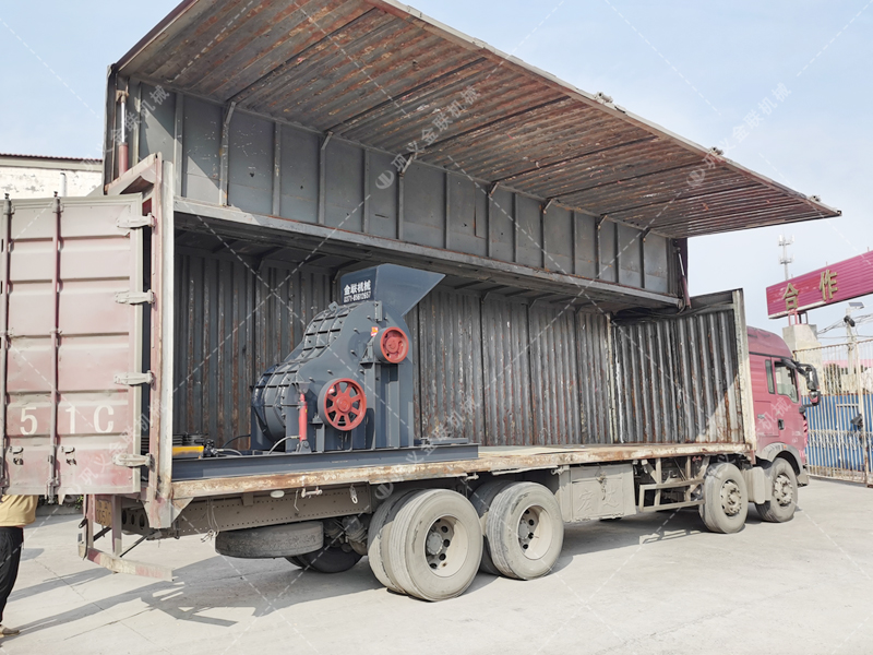 SCF600X600雙級粉碎機(jī)發(fā)貨圖片_發(fā)往山東濱州_破碎電石渣